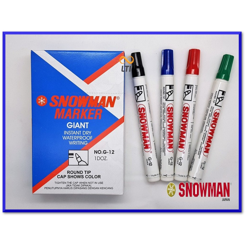 Spidol Snowman Permanent