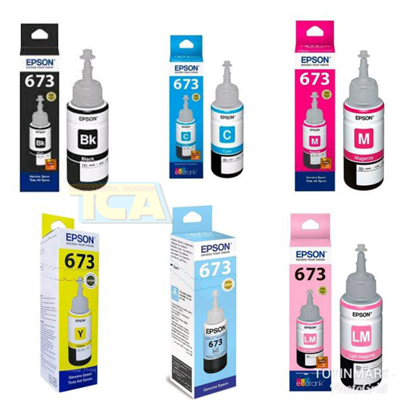 Tinta Printer Epson 673 Black