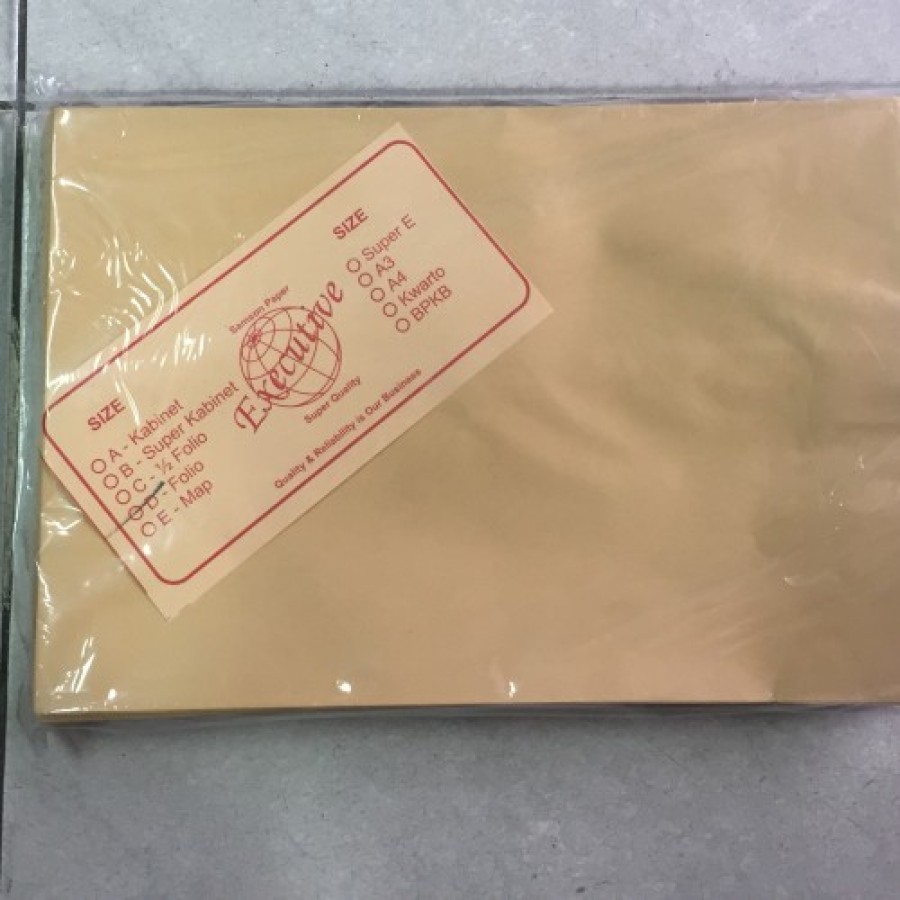 Amplop Coklat Polos Folio isi 100 Lembar