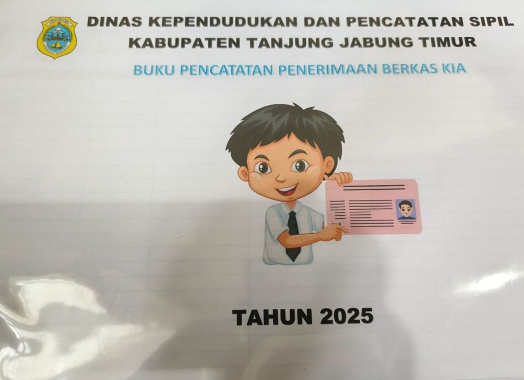 Cetak Buku Pencatatan Penerimaan Berkas KIA