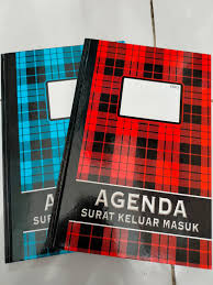 Buku agenda surat masuk dan keluar