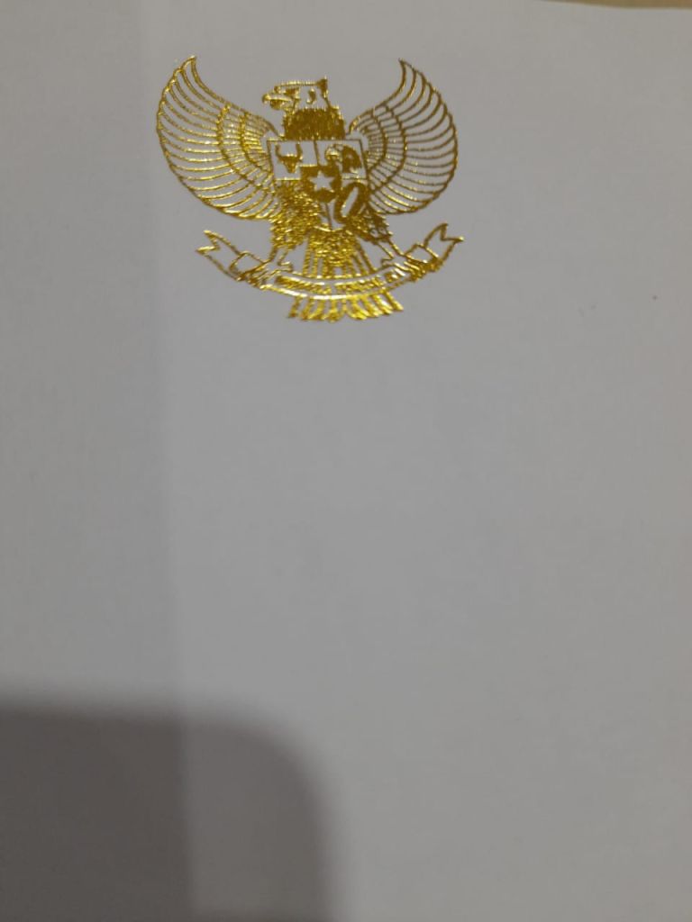 Cetak Kop Bupati Emas F4