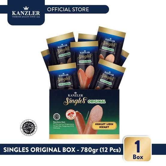 KANZLER SINGLES KEJU 12PCS