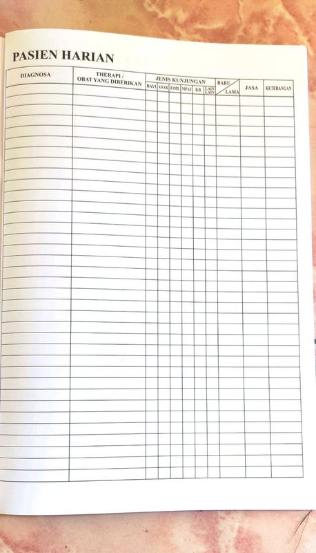 Buku Register Folio