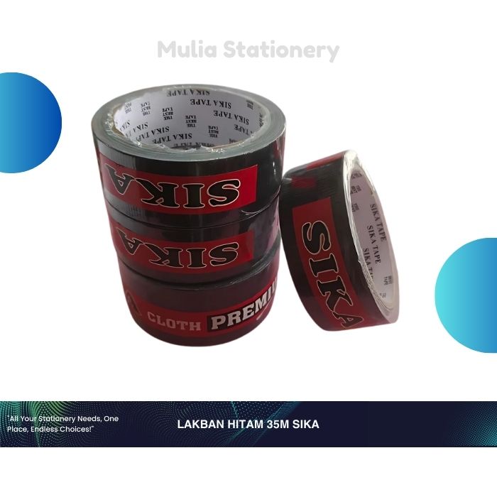 Lakban Hitam 1/2 Inch
