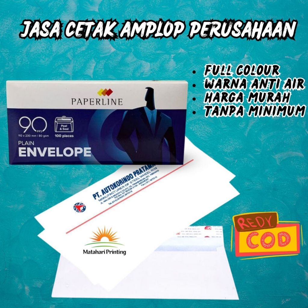 CETAK AMPLOP DINAS BERKOP