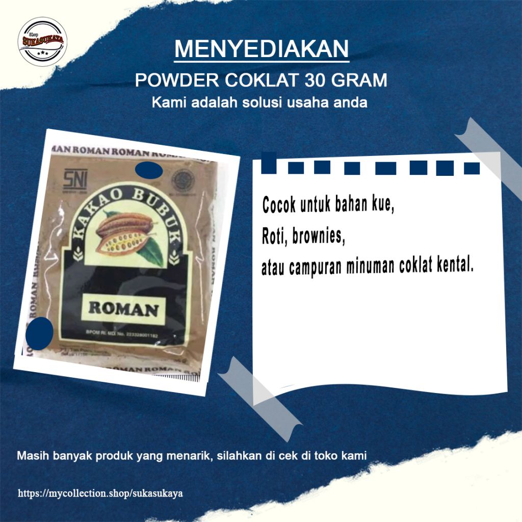 Powder Coklat 30 Gram
