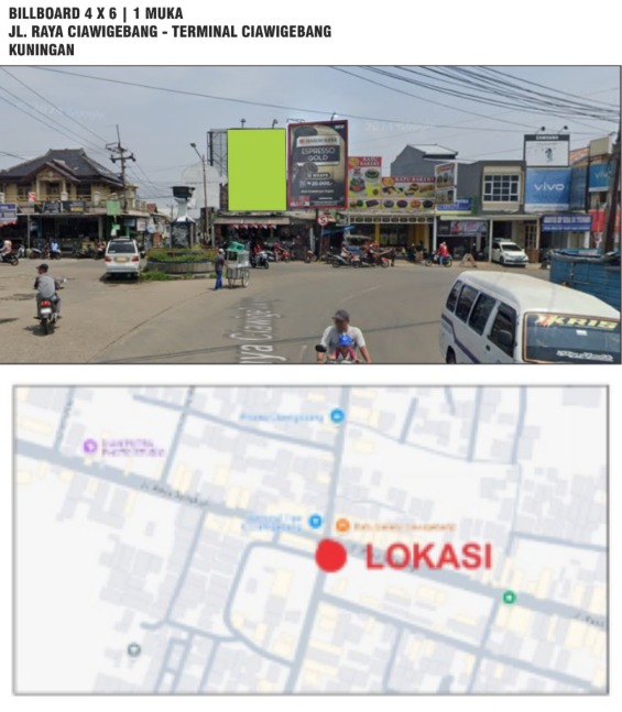 Outdoor Advertising - Papan Reklame di Kab. Kuningan Jln Raya Ciawi Gebang Terminal Ciawigebang