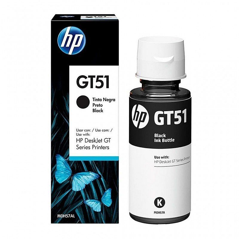 TINTA HP GT51 BLACK ORIGINAL - Hitam