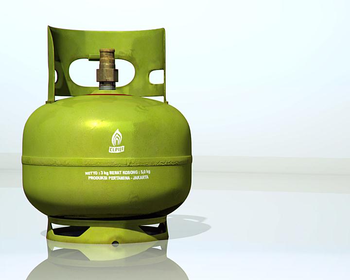 isi tabung gas elpiji 3 kg