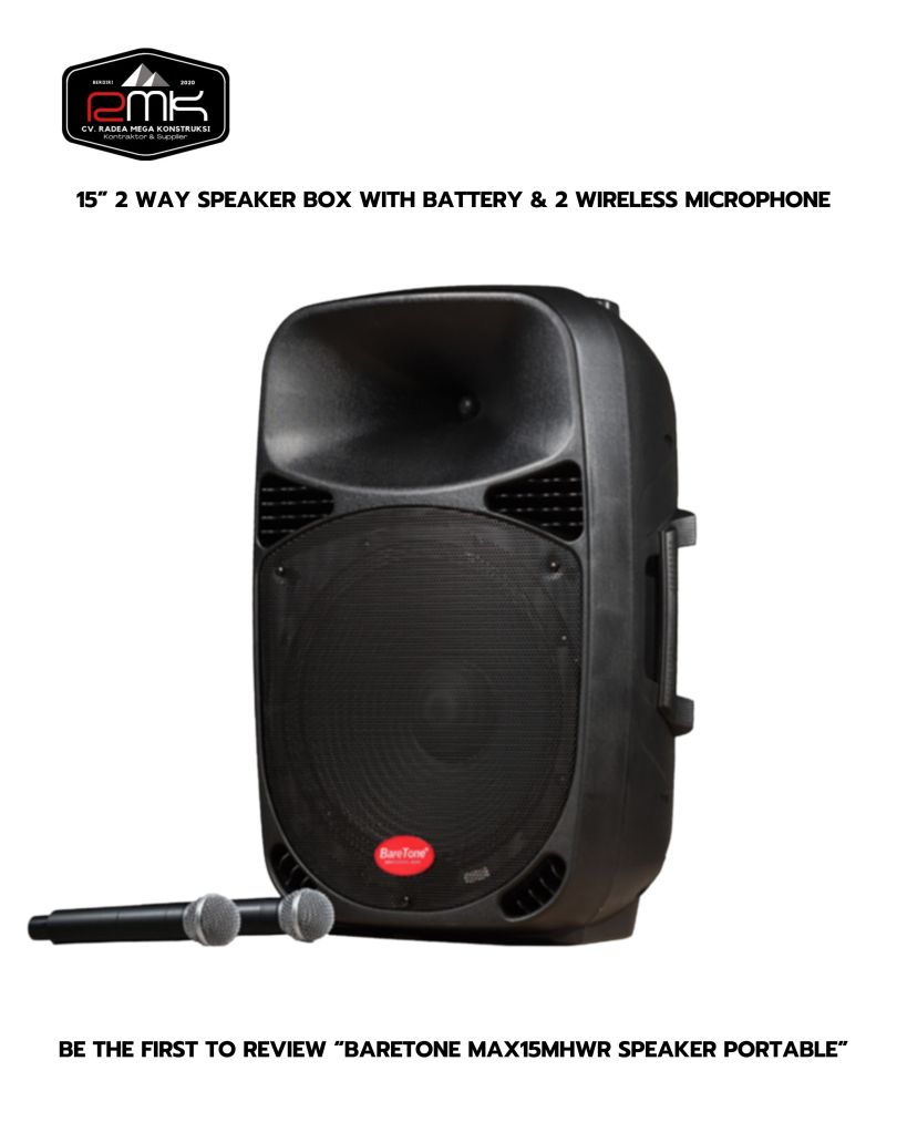 BARETONE 15" Speaker Portable