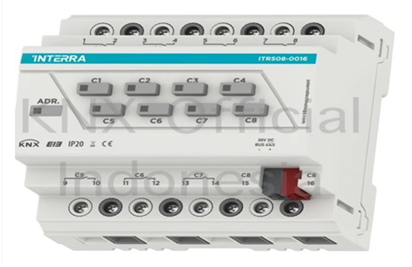Knx Switch  Actuator-8 Channel 16A Interra Combo