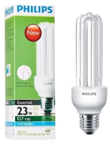 PHILIPS LAMPU 23W 3U ESSENTIAL CDL E27 23 WATT PUTIH COOL DAYLIGHT
