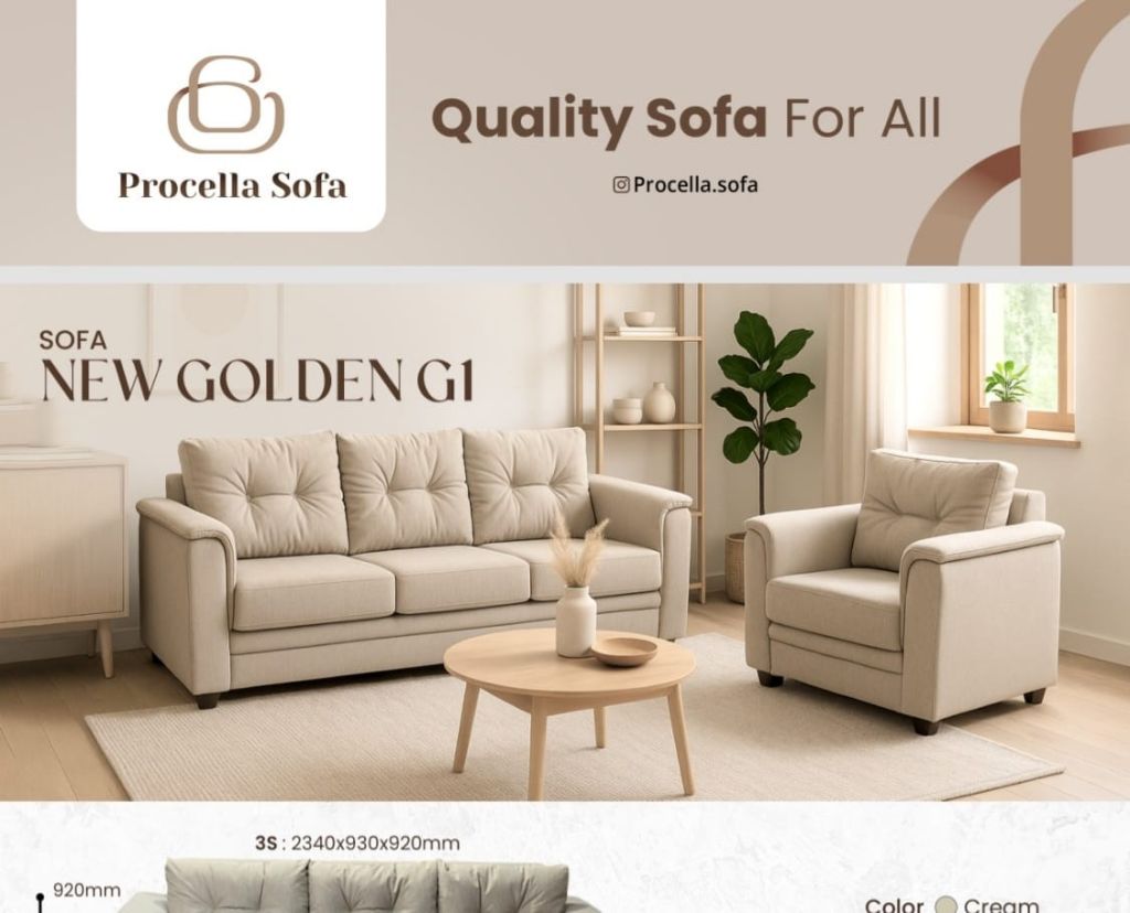 Sofa 1 dudukan costom Ruang Tunggu