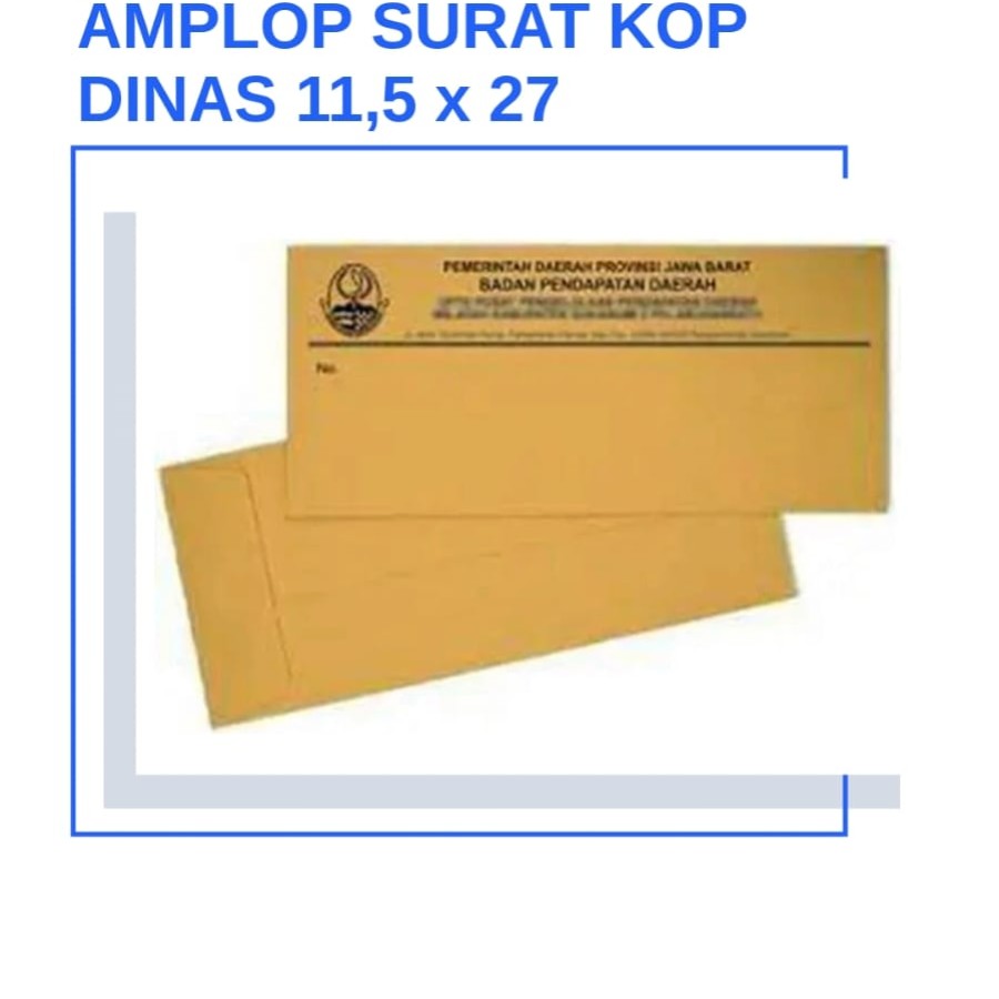 CETAK AMPLOP DINAS BIASA