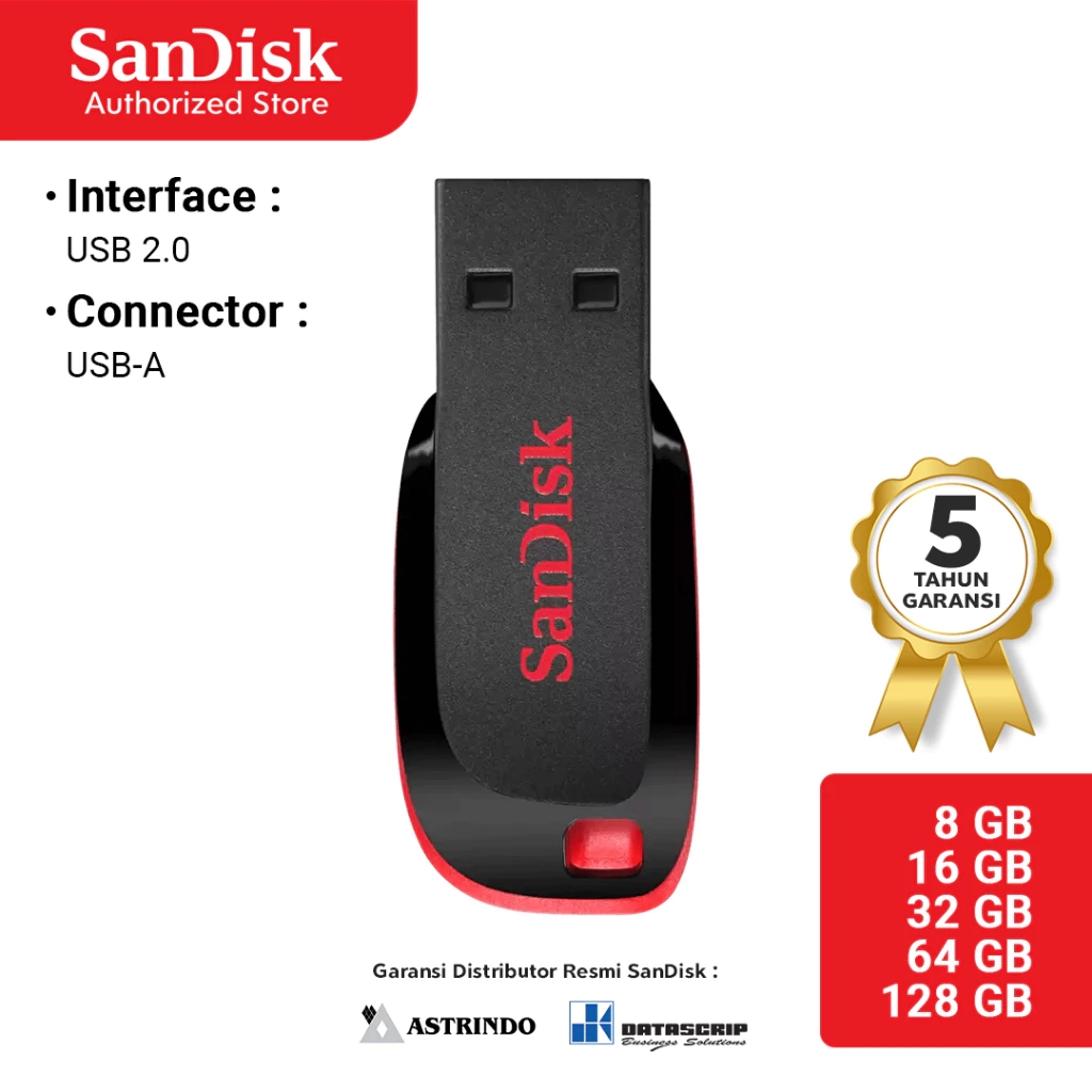 Fleshdisk Sandisk 32 GB