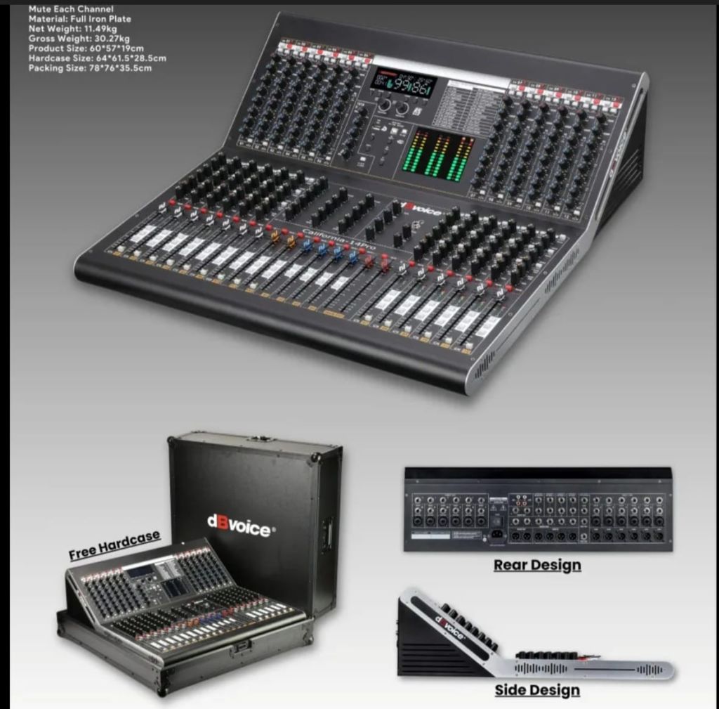 Paket Sound Mixer Mic Wireless Sepasang dan Kabel