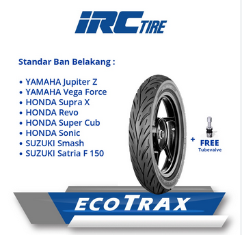 BAN LUAR BELAKANG JUPITER Z IRC 80/90-17 NR96 ECOTRAX